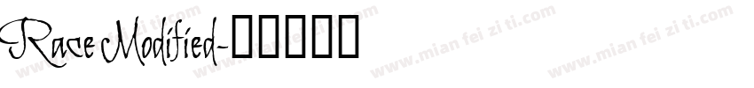 Race Modified字体转换